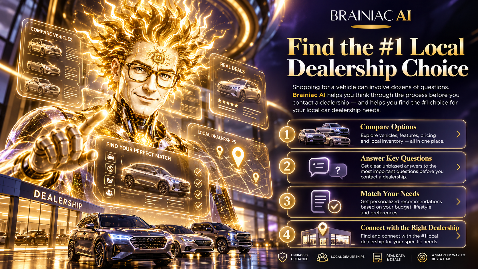 Brainiac AI, smarter car shopping